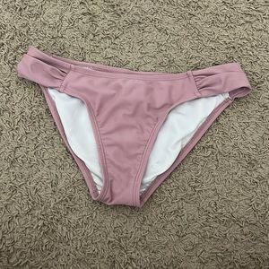 Purple bikini bottoms